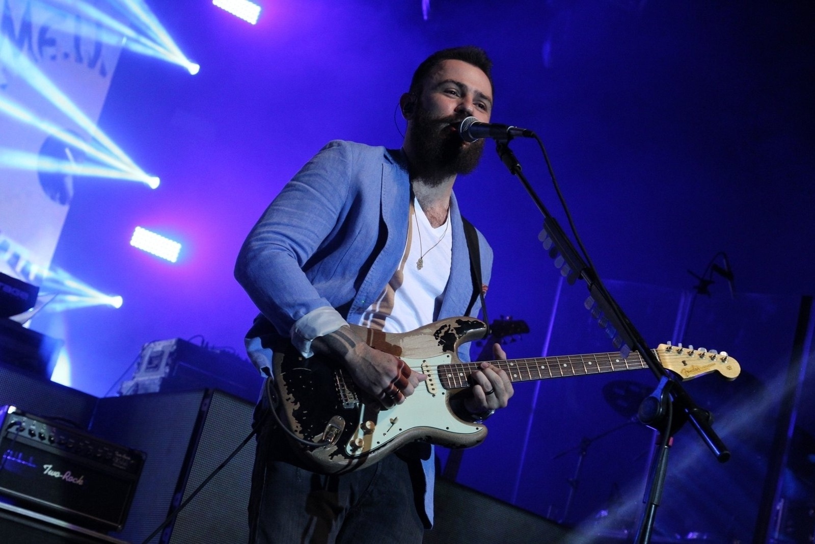 12.mar.2015 - A dupla Jorge & Mateus lança seu álbum "Os Anjos Cantam", no Citibank Hall, na Barra da Tijuca, zona oeste do Rio de Janeiro, nesta quinta-feira - Marcello Sá Barretto/AgNews