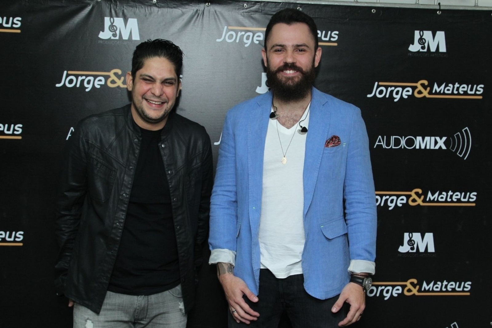 12.mar.2015 - A dupla Jorge & Mateus lança seu álbum "Os Anjos Cantam", no Citibank Hall, na Barra da Tijuca, zona oeste do Rio de Janeiro, nesta quinta-feira - Marcello Sá Barretto/AgNews