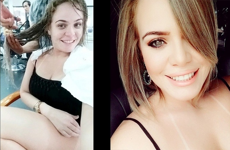 17.mar.2015 - A ex-bbb Paulinha Leite cortou o cabelo e postou fotos da "transformação" em seu Instagram