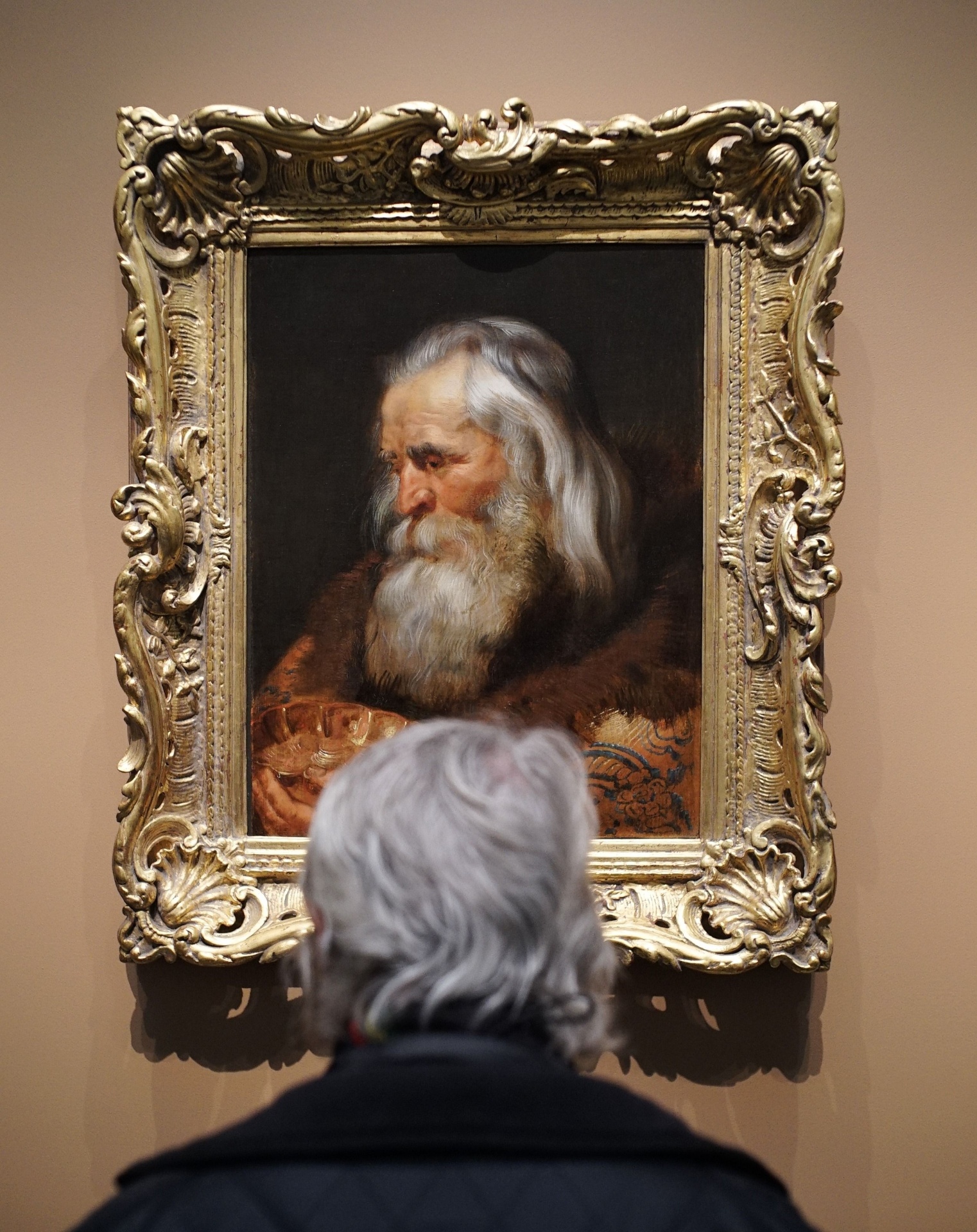 17.mar.2015 - Retratos dos "Três Reis Magos", do pintor flamenco Peter Paul Rubens, voltam a ser expostos juntos em Washington - Mandel Ngan/AFP