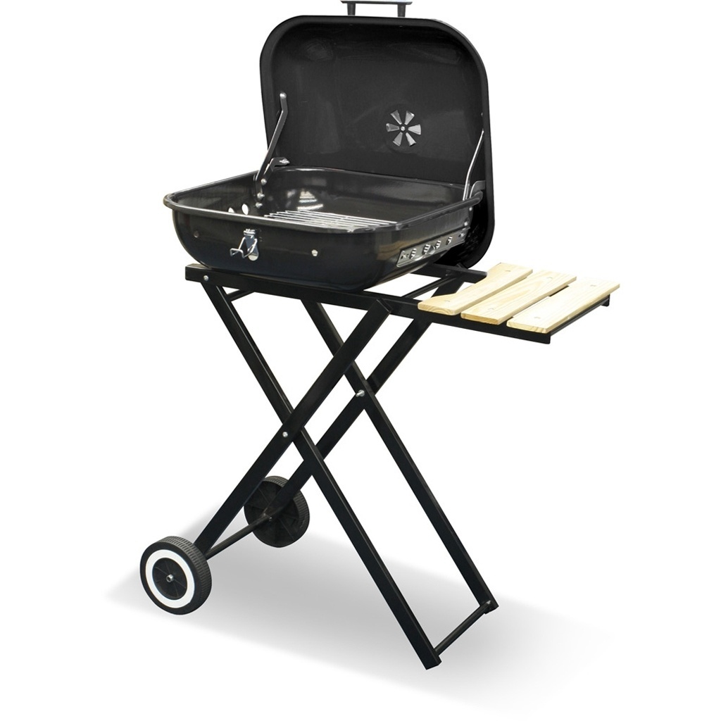 Churrasqueira Colorado, da Nautika, feita em aço esmaltado e grelhas cromadas - Divulgação