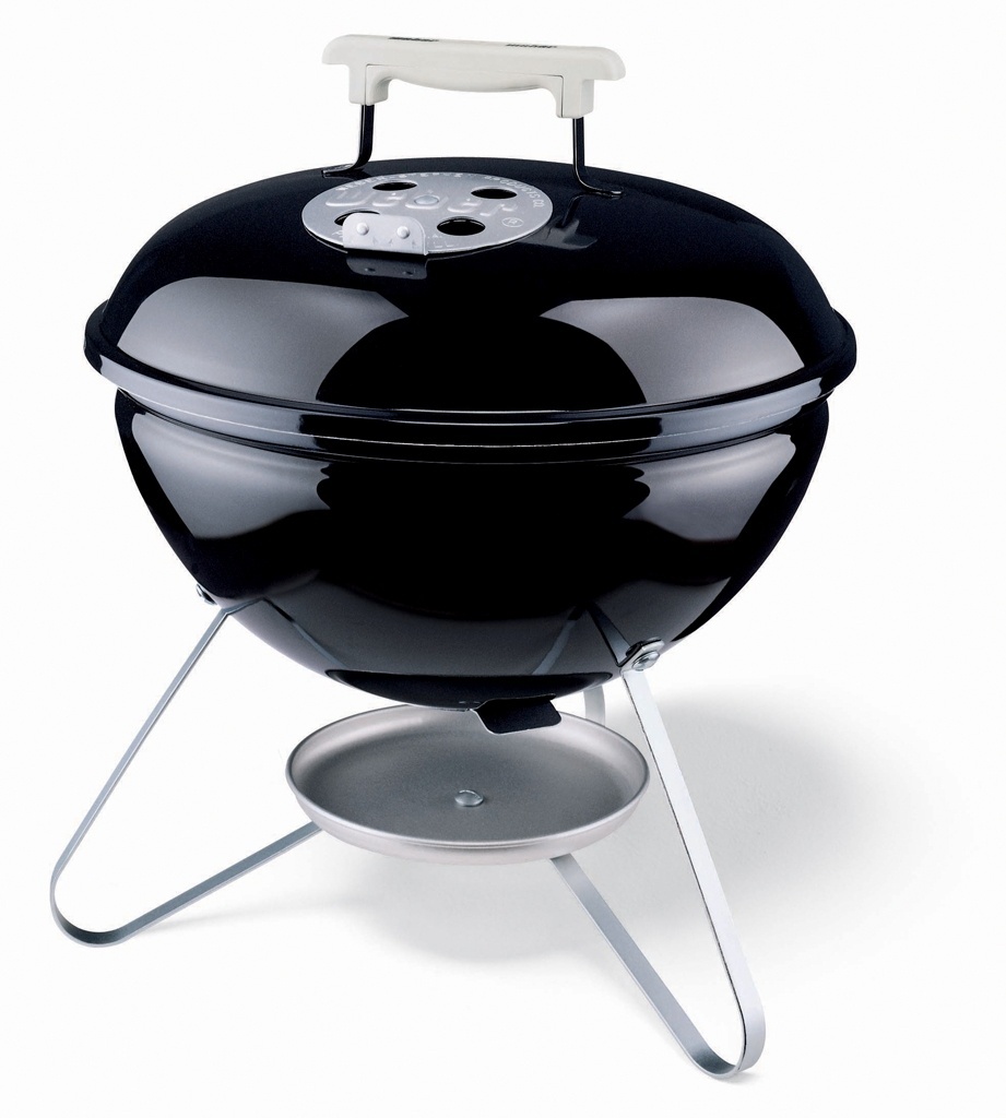 Modelo compacto a carvão, Smokey Joe, em aço esmaltado e grelha em aço - Divulgação