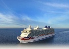 Batizado pela rainha, maior navio britânico começa a viajar na Europa - Divulgação/P&O Cruseis