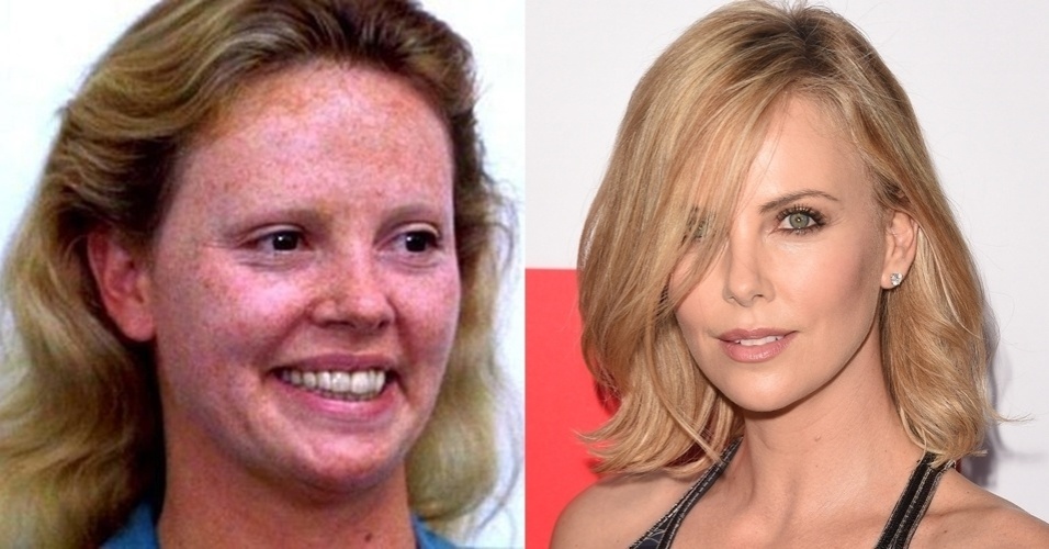 Transformações radicais das famosas: Charlize Theron - FotomontagemUOL