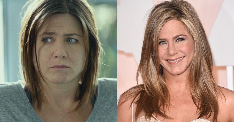 Transformações radicais das famosas: Jennifer Aniston - FotomontagemUOL
