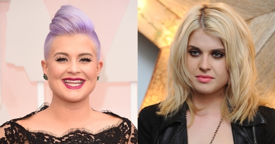 Transformações radicais das famosas: Kelly Osbourne - FotomontagemUOL