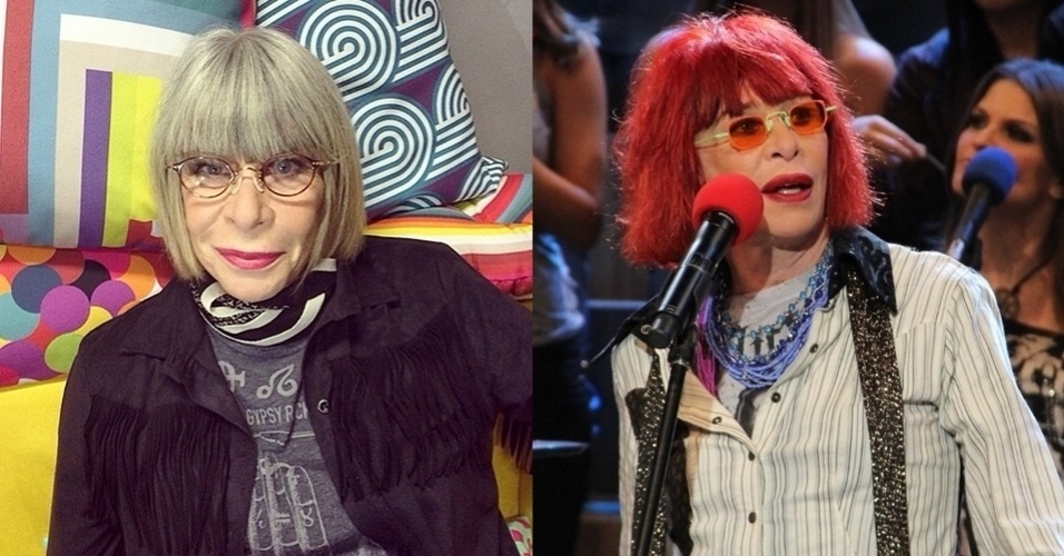 Transformações radicais das famosas: Rita Lee - FotomontagemUOL