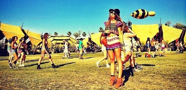 Thaila Ayala curte o festival Coachella em 2014 - Reprodução/Instagram/thailaayala