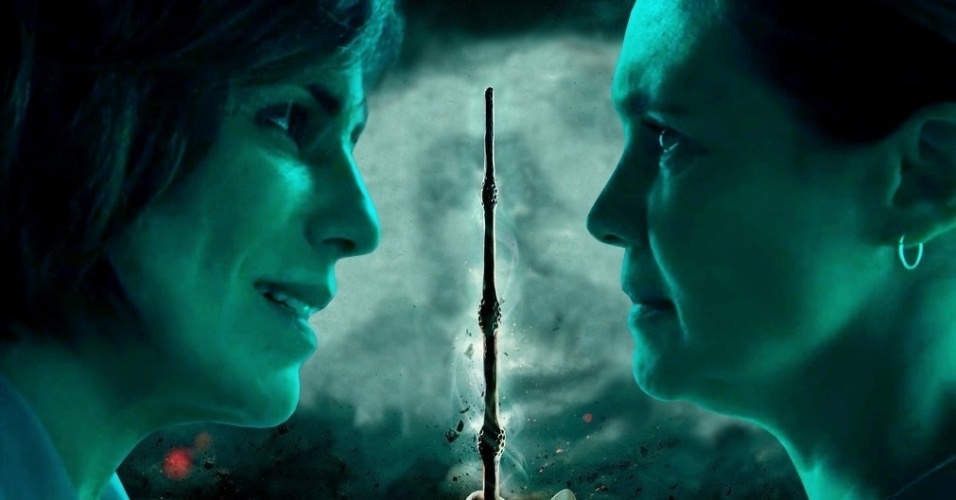 18.mar.2015 - A cena de Beatriz e Inês trocando ameças ganhou piada com referência a "Harry Potter", onde o bruxo enfrenta seu maior inimigo, lord Voldemort
