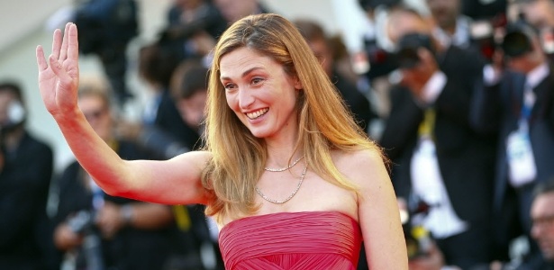 A atriz Julie Gayet no Festival de Veneza de 2014 - Tony Gentile/Reuters