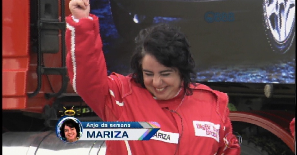 21.mar.2015 - Mariza ganha 9º prova do anjo no "BBB15"