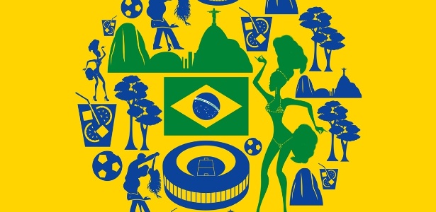 É preciso bom humor para explicar a um gringo que Brasil não é só futebol e samba - Getty Images