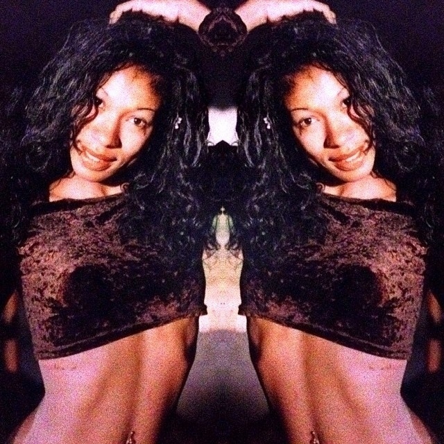 Inês Brasil antes da fama, na época em que foi mulata do Sargentelli - Reprodução/Facebook