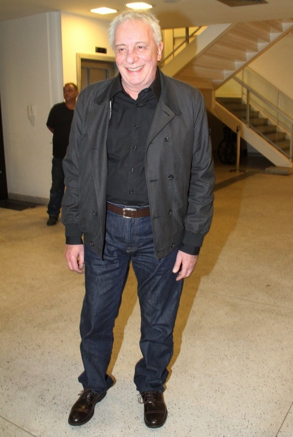 24.mar.2015 - Marco Nanini prestigia o 9º Prêmio APTR de Teatro, no Imperator, no Meier, zona norte do Rio de Janeiro, nesta terça-feira - Thyago AndradePhoto Rio News