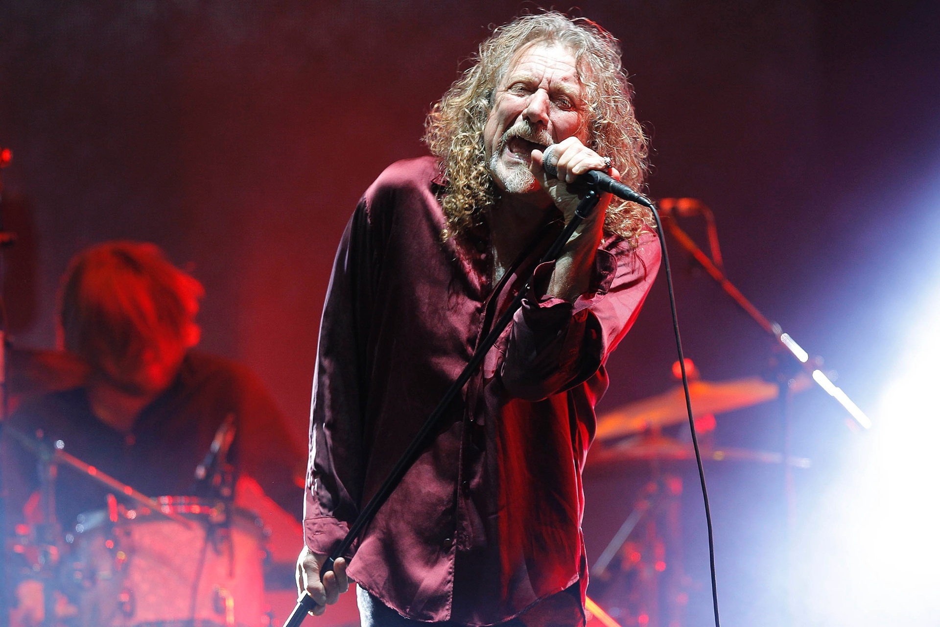 28.mar.2015 - O ex-Led Zeppelin Robert Plant se apresenta no primeiro dia do Lollapalooza 2015 - Reinaldo Canato/ UOL