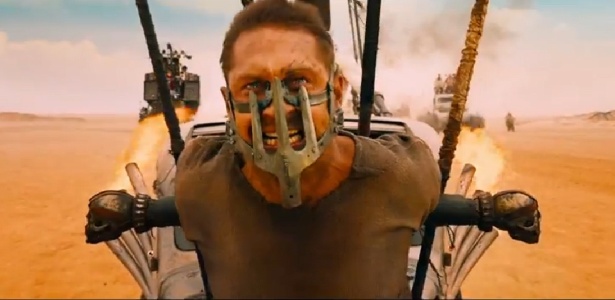 Tom Hardy em cena de "Mad Max: Estrada da Fúria". O ator também já interpretou Bane em "Batman: O Cavaleiro das Trevas Ressurge" - Reprodução