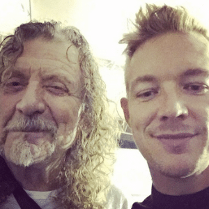 Em foto com Robert Plant, Diplo anuncia nova colaboração em breve - Reprodução/Instagram