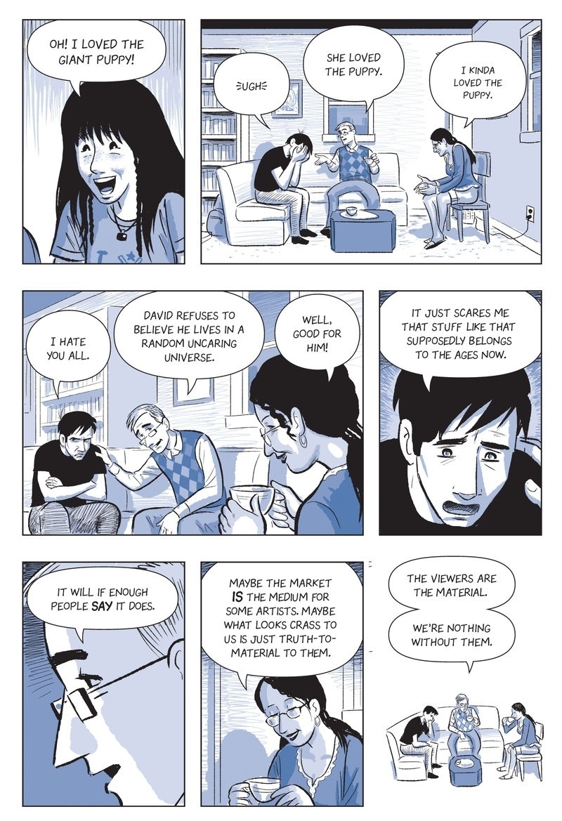 Os direitos de "The Sculptor" foram comprados recentemente pela Sony Pictures. "Não sei se foi a Coreia do Norte, mas alguém vazou esta informação, e estamos bem no início do processo", explica Scott. O autor prefere não comentar sobre atores e diretores, mas confirma que será um filme com atores reais e não uma animação. - Divulgação