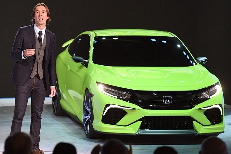 Honda Civic Concept no Salão de Nova York 2015 - Don Emmert/AFP
