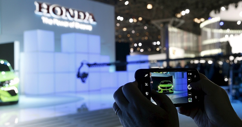 Honda Civic Concept no Salão de Nova York 2015 - Shannon Stapleton/Reuters