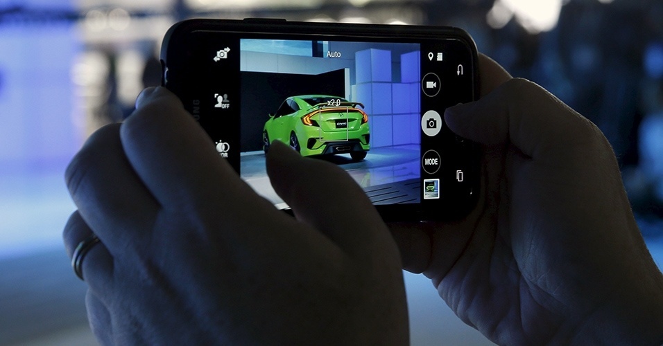 Honda Civic Concept no Salão de Nova York 2015 - Shannon Stapleton/Reuters