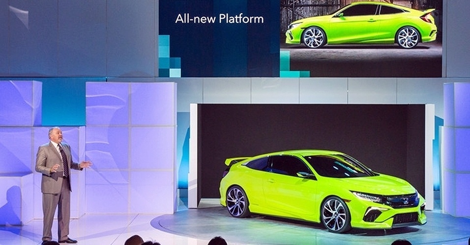 Honda Civic Concept no Salão de Nova York 2015 - Divulgação