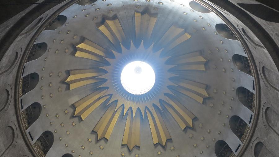 Cúpula da igreja de Santo Sepulcro, em Jerusalém - Andressa Rovani/UOL