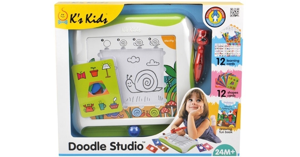 Produtos que estarão na feira Abrin -- Doodle Studio, da K'S Kids Love, distribuído pela Brasbaby - Divulgação