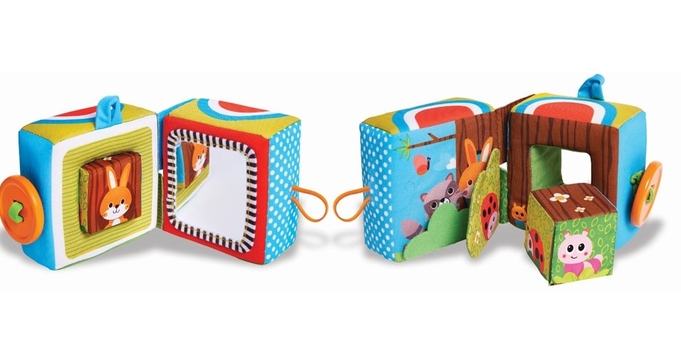 Produtos que estarão na feira Abrin -- cubo mágico da Tiny Love - Divulgação