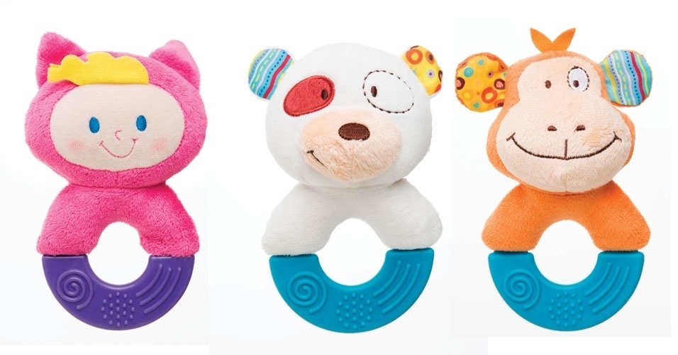 Produtos que estarão na feira Abrin -- chocalho com mordedor - Divulgação