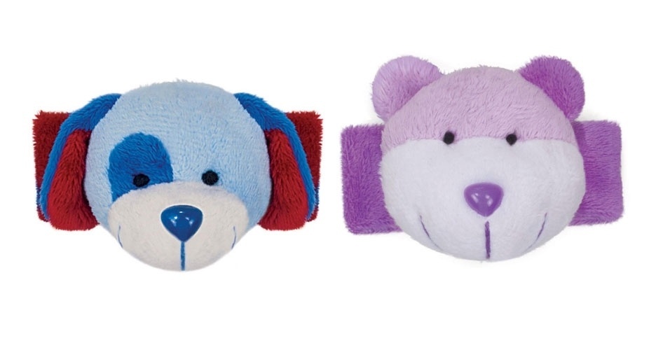 Produtos que estarão na feira Abrin -- pulseira plush com chocalho - Divulgação