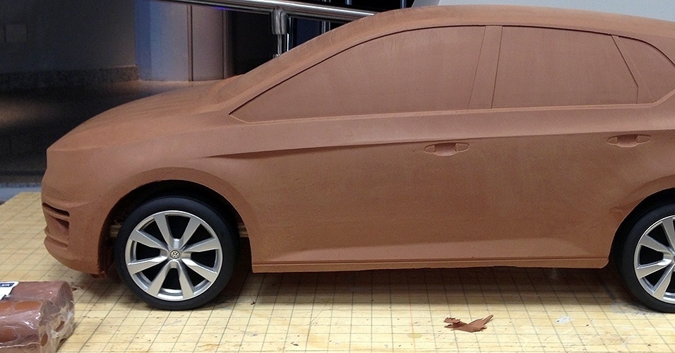 Protótipo de argila revela possíveis traços do Novo Gol - Carplace