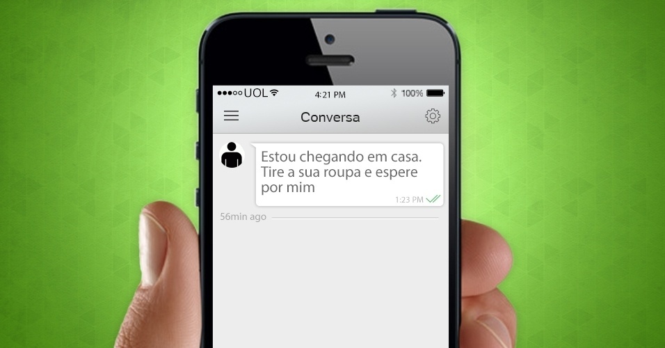 Mensagem ideal para um dia em que ela volta para casa antes de você - Arte/UOL