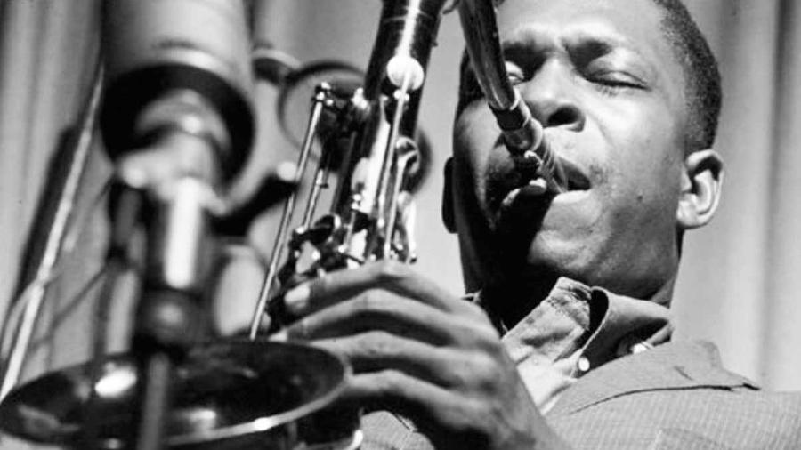 John Coltrane em 1965: "A Love Supreme" lhe veio de uma vez como um sopro - Divulgação
