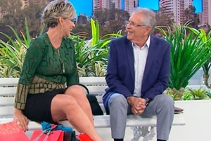 Carlos Alberto e Andréa de Nóbrega em "A Praça É Nossa"