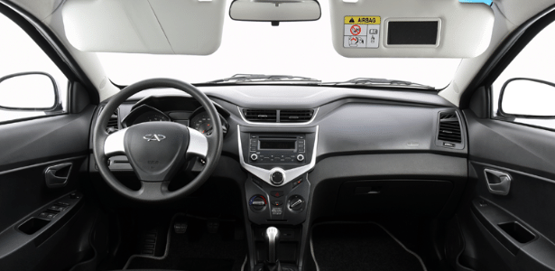 Interior do Chery Celer - Murilo Góes/UOL - Murilo Góes/UOL