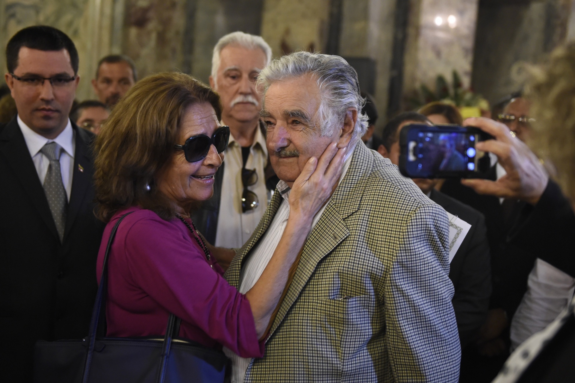 Velório do escritor uruguaio Eduardo Galeano - Nicolás Celaya/Xinhua