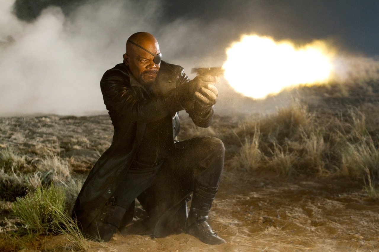 Nick Fury reaparece para finalmente reunir os Heróis Mais Poderosos da Terra em "Os Vingadores" (2012), quando testemunha em primeira mão o poder de Loki, a tomada do porta-aviões aéreo da S.H.I.E.L.D. e a morte de seu amigo, o agente Phil Coulson. Como diz Tony Stark, porém, Fury é "o espião supremo, e seus segredos também tem segredos".... E por isso o propósito de cada ação do diretor da organização só faz todo sentido para ele mesmo. - Divulgação