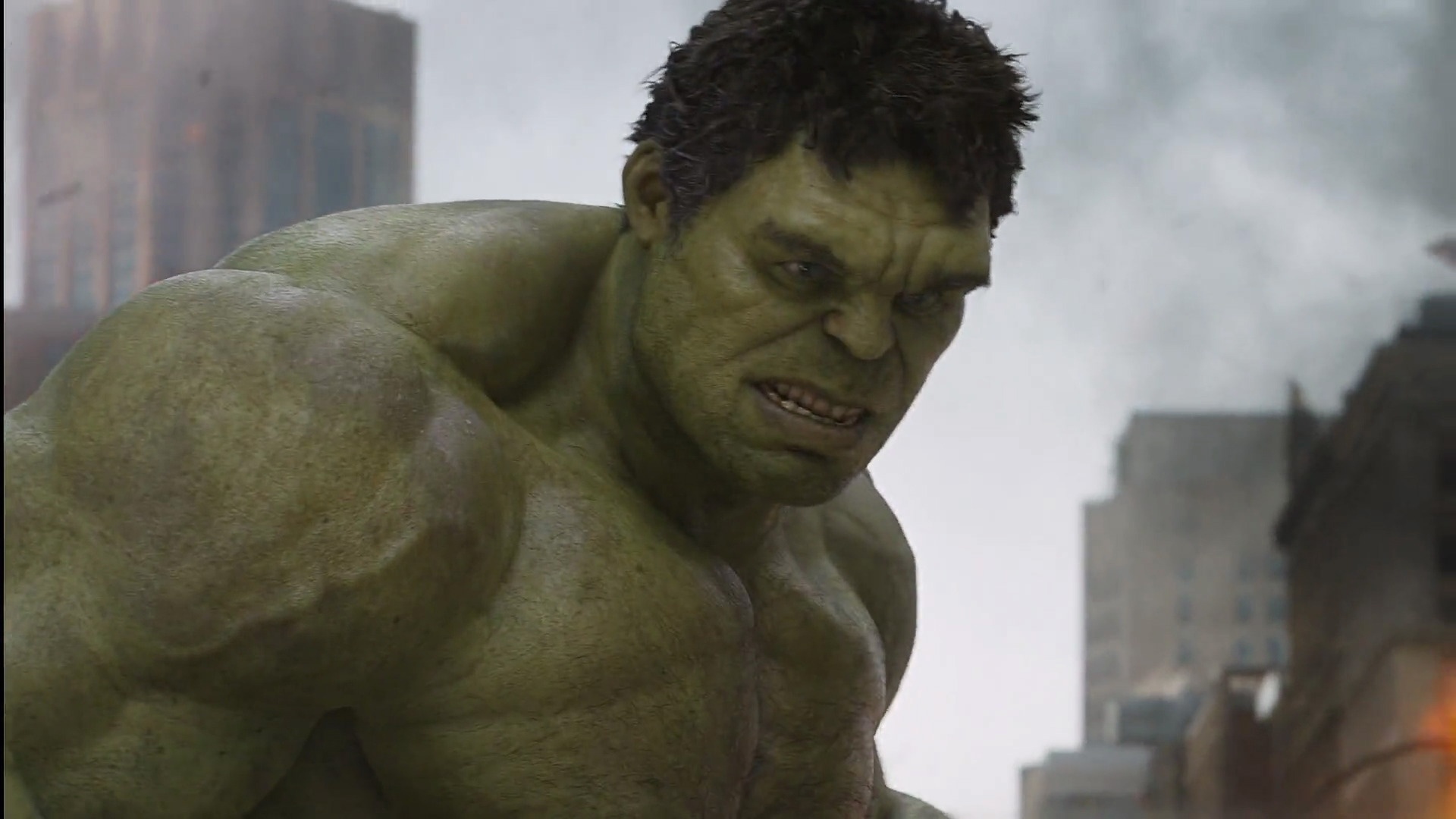 Trabalhando como médico nos lugares mais pobres do planeta, Bruce Banner (agora Mark Ruffalo) é localizado pela Viúva Negra  para ajudar na busca pelo vilão Loki. Quando os Vingadores finalmente enfrentam um exército invasor alienígena em Nova York, Banner, transformado por vontade proópria no Hulk, faz o que faz melhor: ele esmaga! - Divulgação
