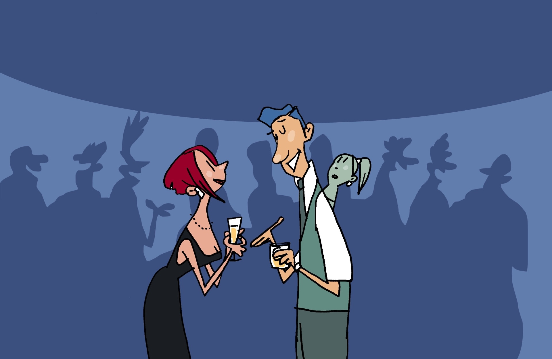 FLERTAR COM OUTRA PESSOA EM UMA FESTA - Orlando/UOL