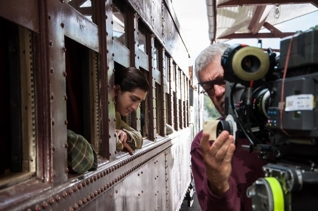 Cena dos bastidores de  "O Filme da Minha Vida", dirigido por Selton Melo - Divulgação