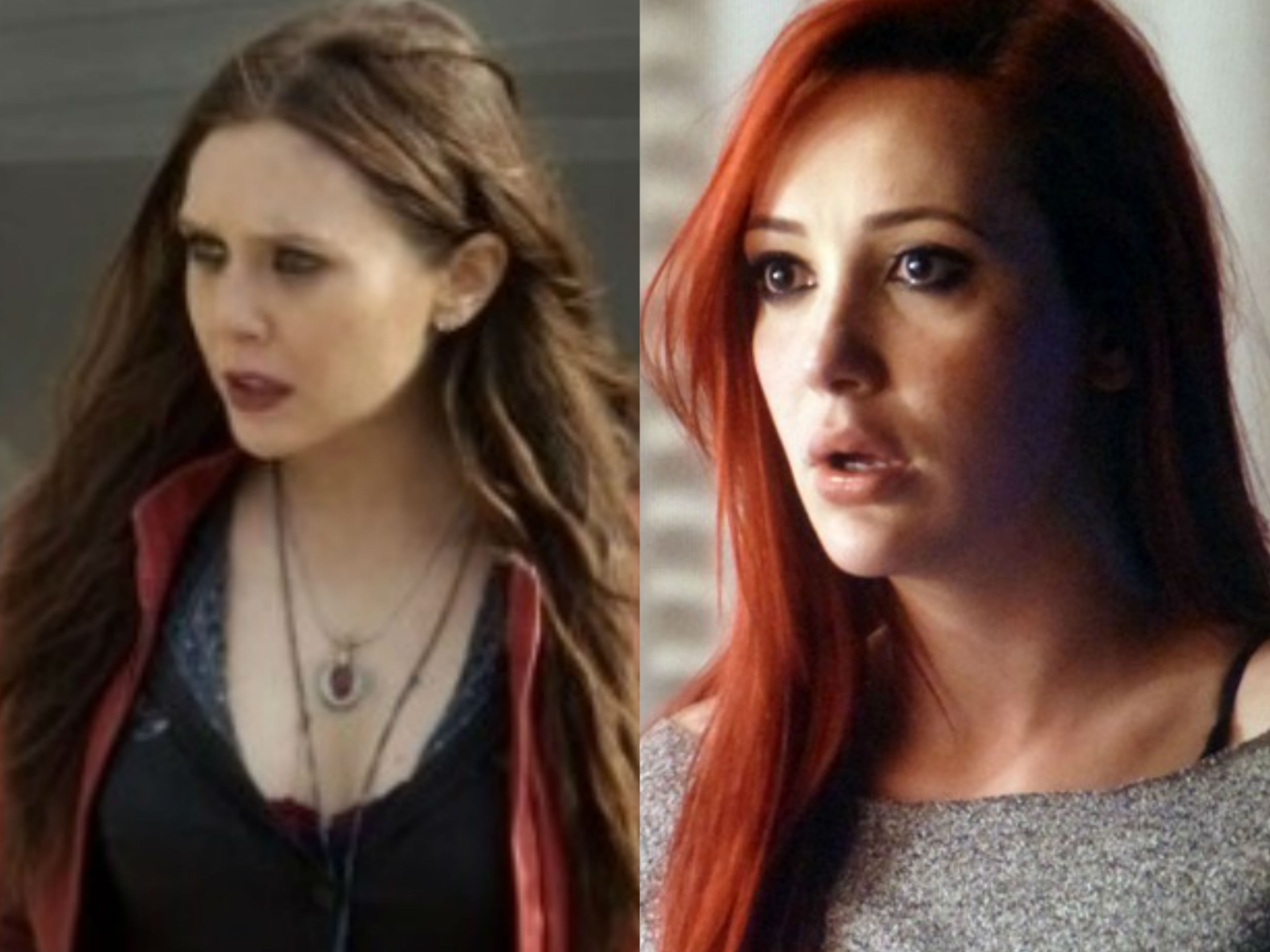 Josie Pessoa foi um dos grandes destaques da novela "Império". Em "Vingadores: Era de Ultron", a atriz Elizabeth Olsen interpreta a Feiticeira Escarlate. Seus cabelos pintados com um vermelho vivo não deixam dúvidas. Josie é a pessoa certa para interpertar a Feiticeira Escarlate - Divulgação