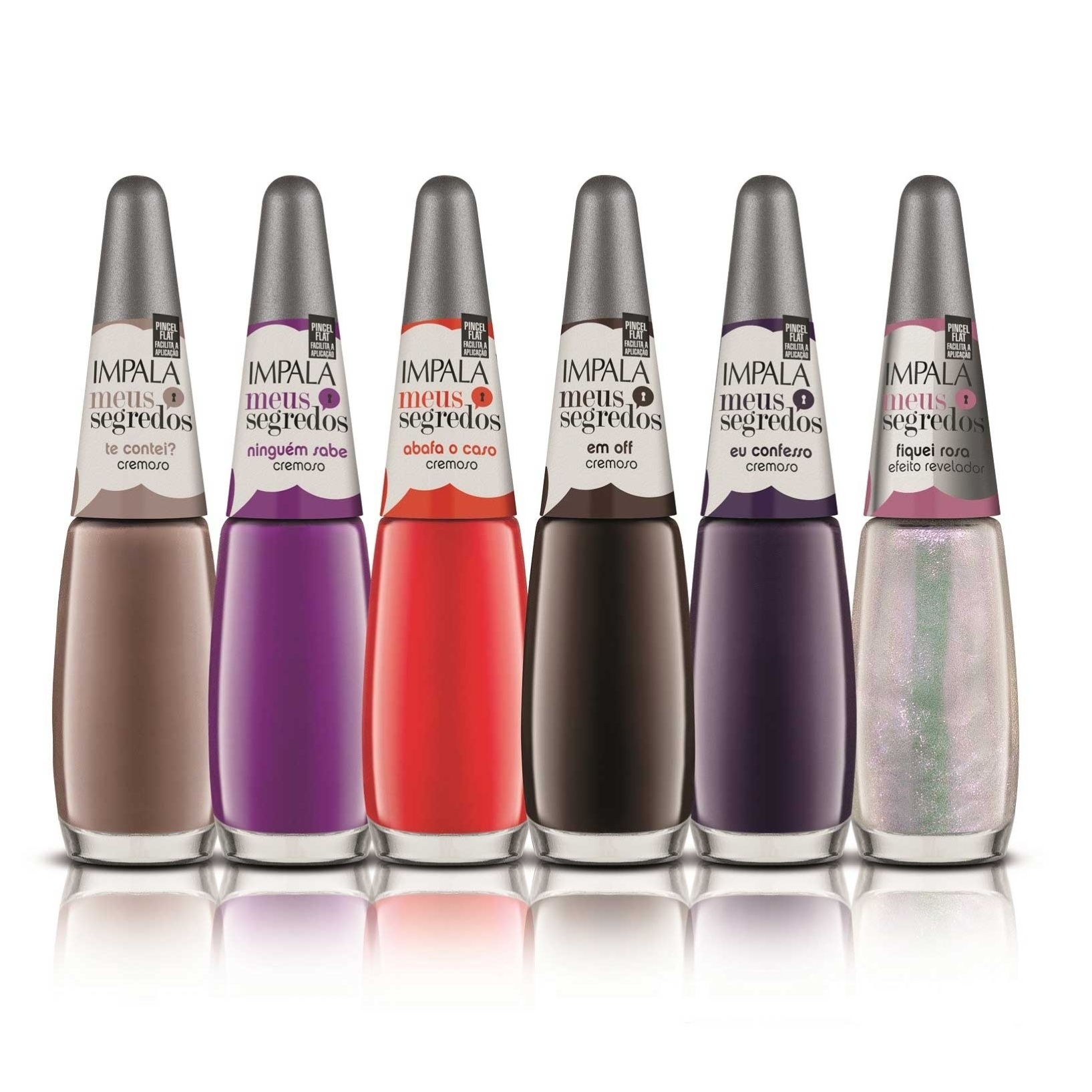 Lançamentos de beleza em abril de 2015 - Coleção de esmaltes Meus Segredos, da Impala - Divulgação