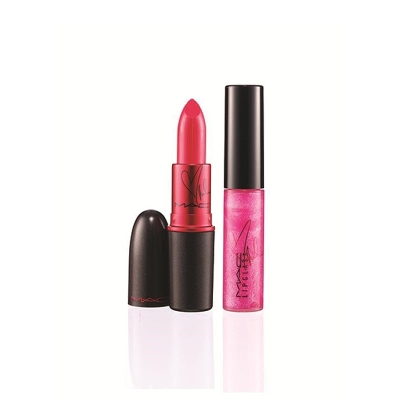 Lançamentos de beleza em abril de 2015 - Batom e gloss Miley Cyrus, da M.A.C Cosmetics - Divulgação