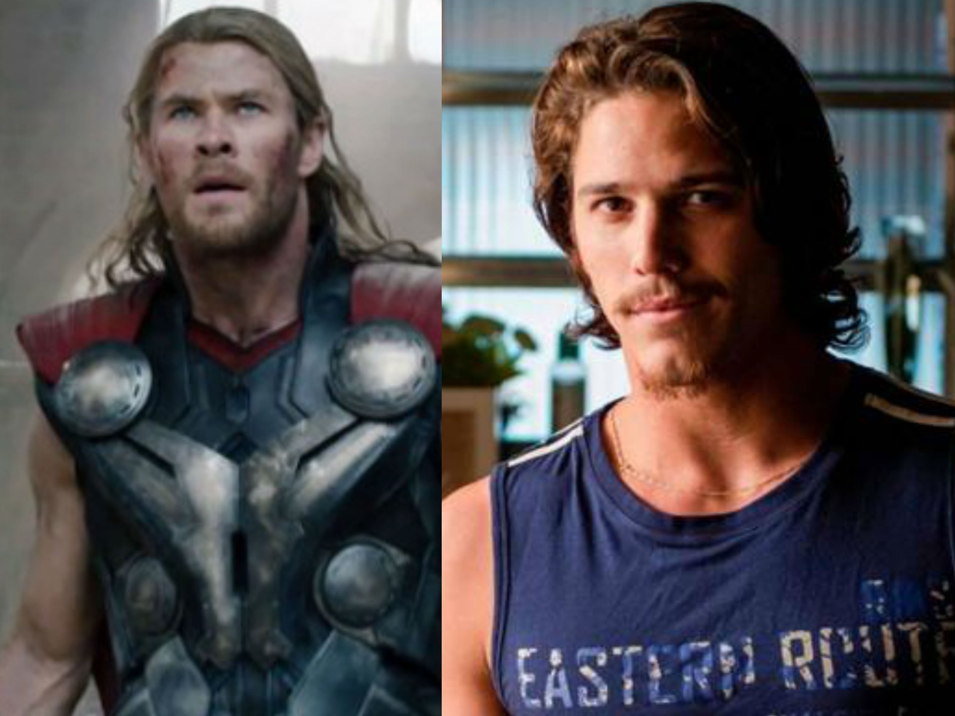 O ator Rômulo Arantes Neto é o novo galã da TV brasileira. No exterior, é Chris Hemsworth quem cumpre esse papel. O papel de deus nórdico cairia muito bem em Rômulo, não é mesmo? - Divulgação