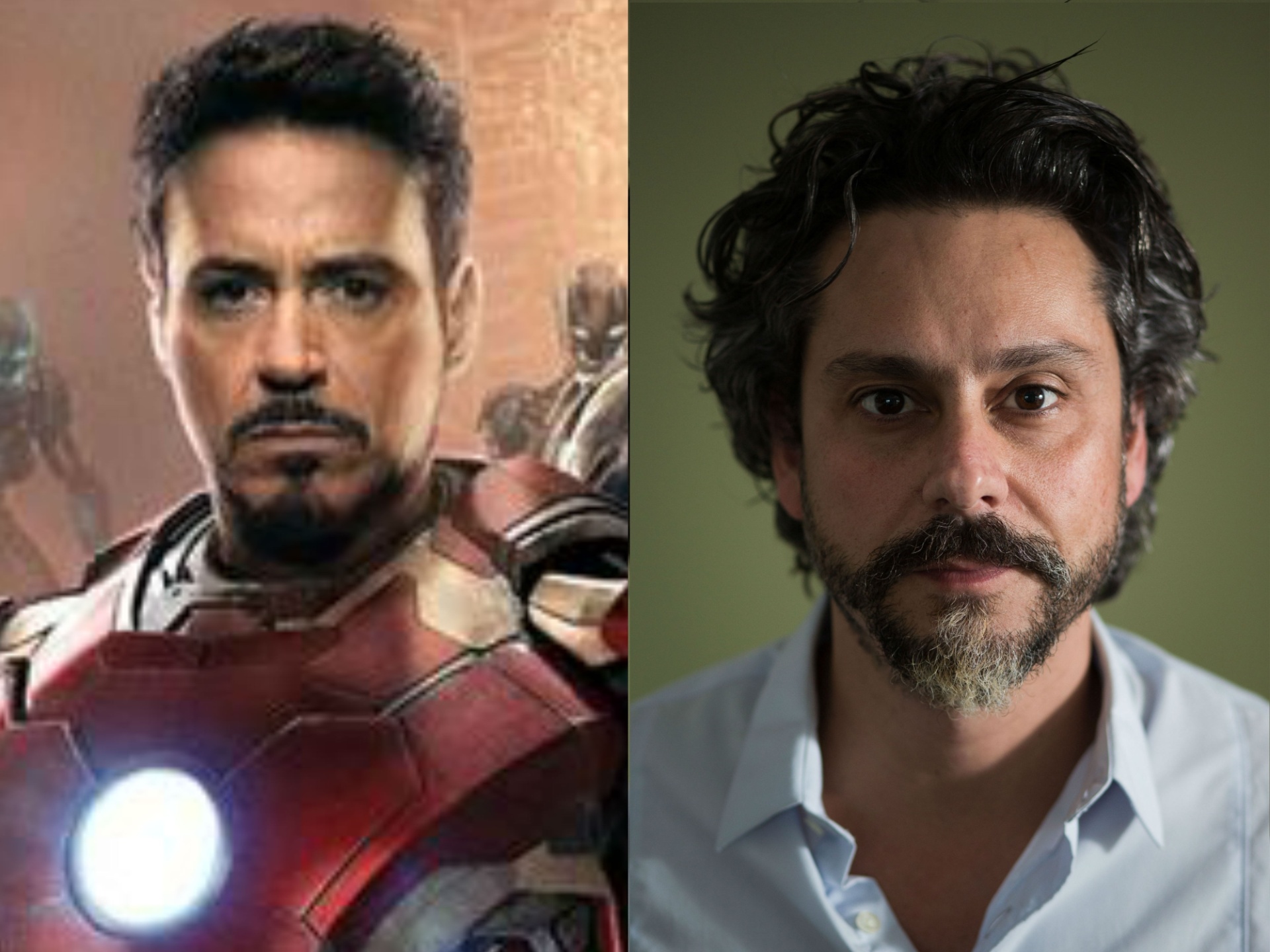 "Vingadores: Era de Ultron" estreou nesta quinta-feira (23) com a promessa de bater todos os recordes de bilheteria. Para não deixar a oportunidade passar em branco, resolvemos imaginar quais seriam os atores do filme, caso ele tivesse sido filmado no Brasil. A escolha mais óbvia para interpretar o Homem de Ferro seria o Alexandre Nero. Além da semelhança das barbas, os dois personagens (o Comendador em "Império" e o Homem de Ferro) são muito ricos e arrogantes - Divulgação/Cecília Acioli/Folhapress