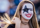 Maquiadores fazem sucesso no Monsters of Rock com pintura do KISS - Eduardo Anizelli/Folhapress