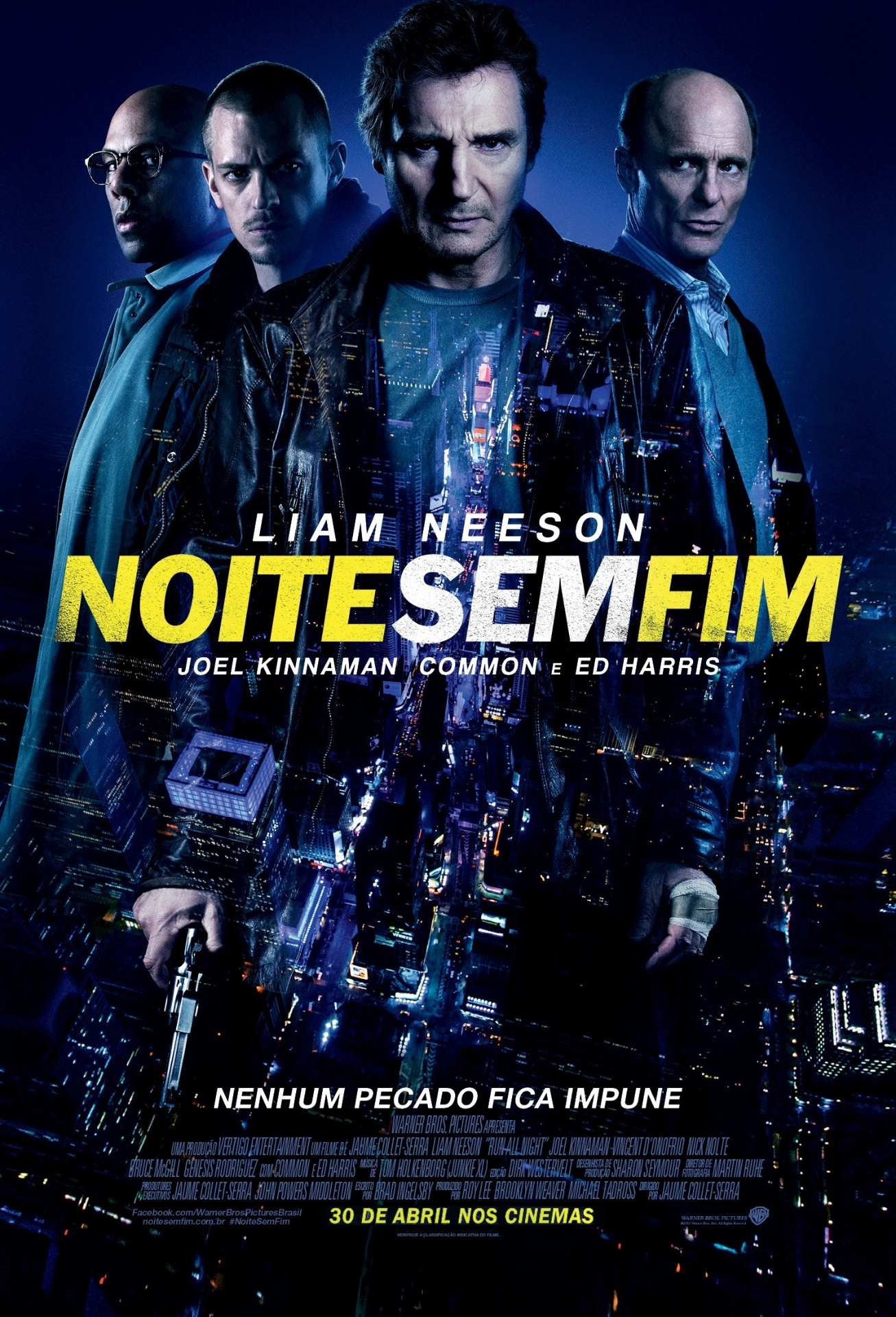 Pôster de "Noite Sem Fim" - Divulgação