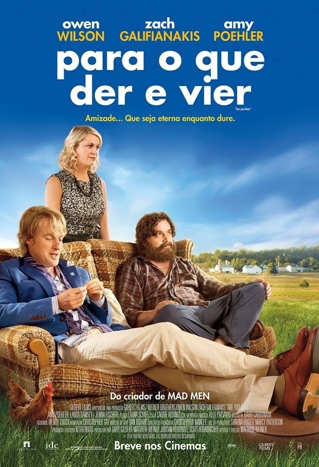 Pôster de "Para o Que Der e Vier" - Divulgação