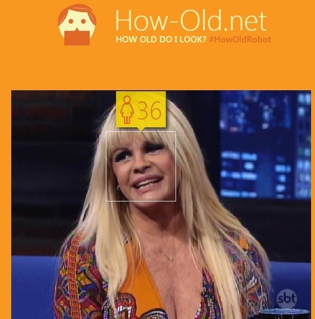 Aos 58 anos, Monique Evans ficou mais jovem que Gisele Bündchen  e aparenta ter 36 anos, segundo o aplicativo que faz o reconhecimento facial